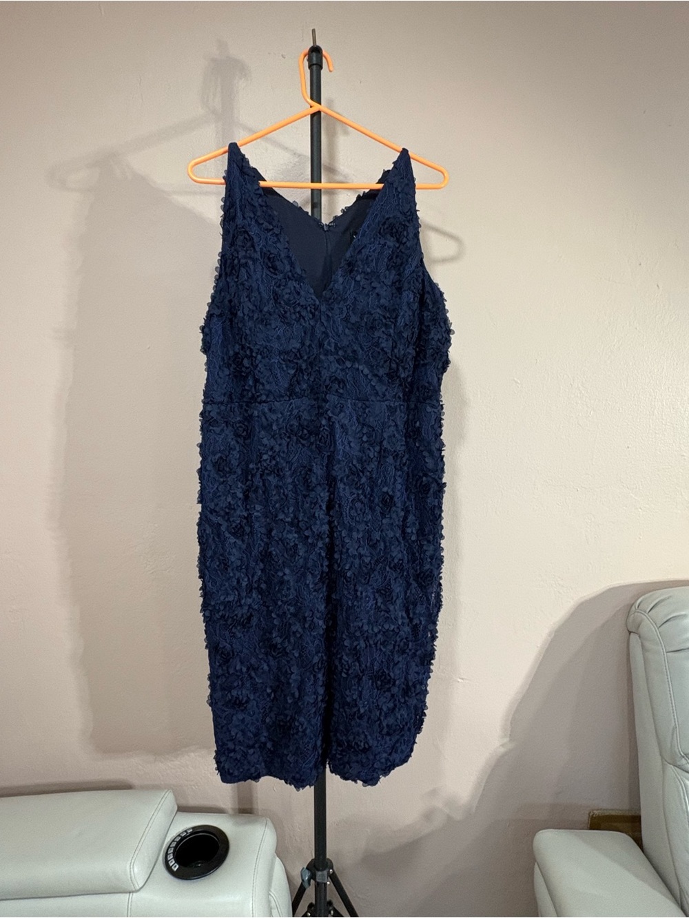 Xscape dress navy blue color size 22w